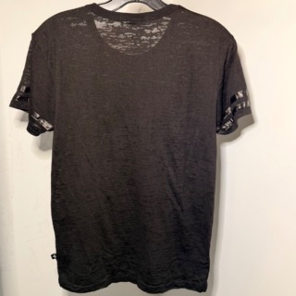 Andrew Christian Black Sheer T-Shirt (Small) - Picture 2 of 4